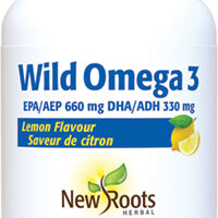 Wild Omega 3 EPA 660 mg DHA 330 mg Lemon Flavour 60 caps