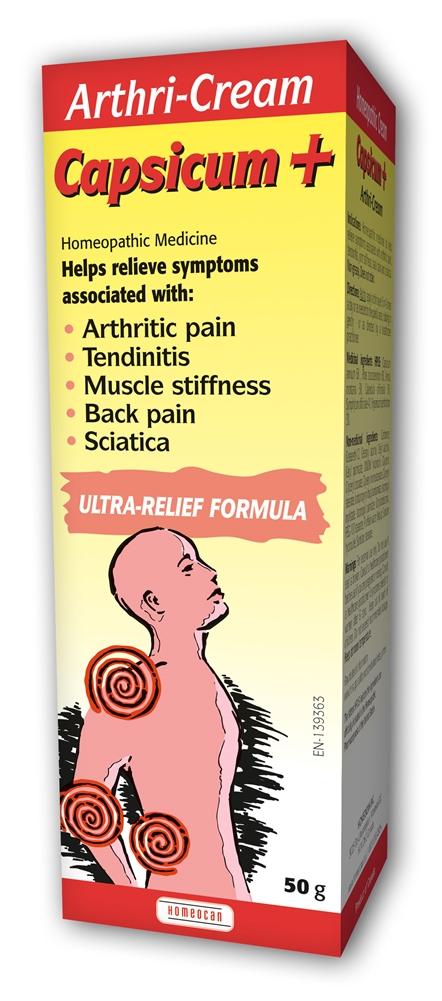 29211014-50-2 Homeocan Capsicum+, Arthritic Cream, 50g