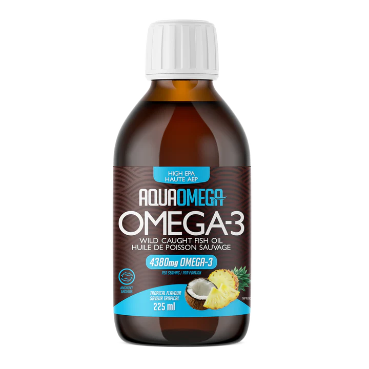 High EPA Omega3 Tropical 225ml AquaOmega Bodycrafters