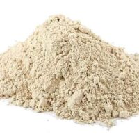 Astragalus Root Powder - A close-up view of fine Astragalus root powder, known for its herbal and medicinal uses in traditional remedies.
