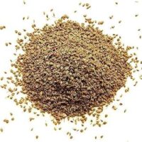 A close-up view of our premium Celery Seed Whole, showcasing the rich texture and aromatic essence. Elevate your dishes with the natural goodness of these whole seeds.