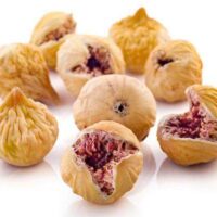 Close-up of dried figs in a jumbo size.
