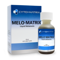 An image of Melatonin Liquid - Blueberry flavor. The bottle features a serene blueberry illustration, evoking relaxation and tranquility. Let the soothing blend of melatonin and blueberry lull you into a peaceful night's sleep.