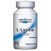 L-Lysine 60 Vcap Alpha Science Labs