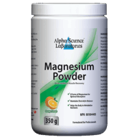 Magnesium Powder Orange Flavour 350g Alpha Science Labs
